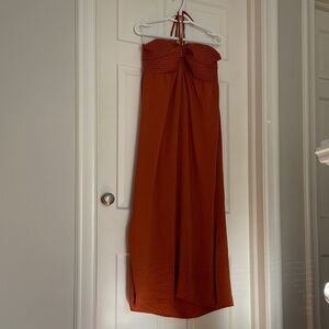 No Boundaries Rust Maxi Dress